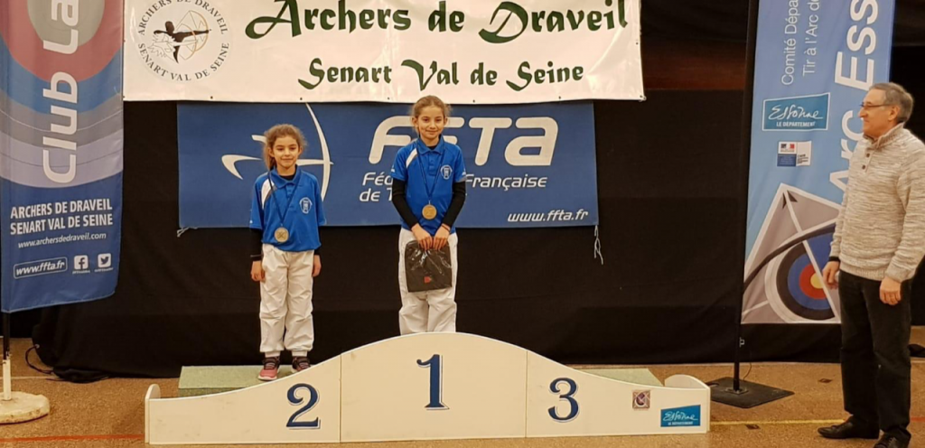 Charlène et Justine CASANOVA - Podium